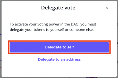 delegate to self button on Tally