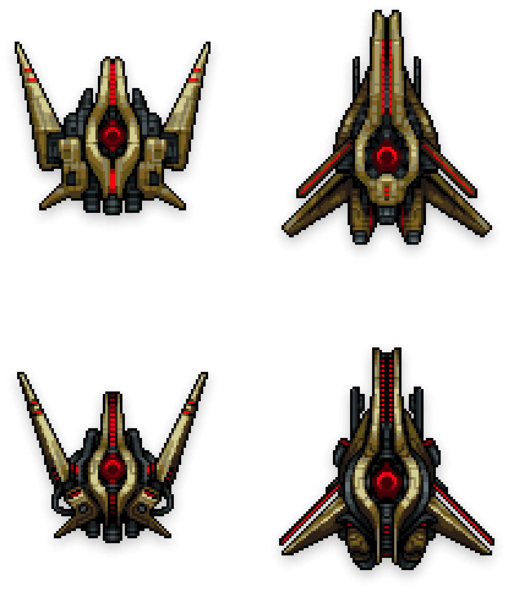 Visually improved Zel'Adun ships